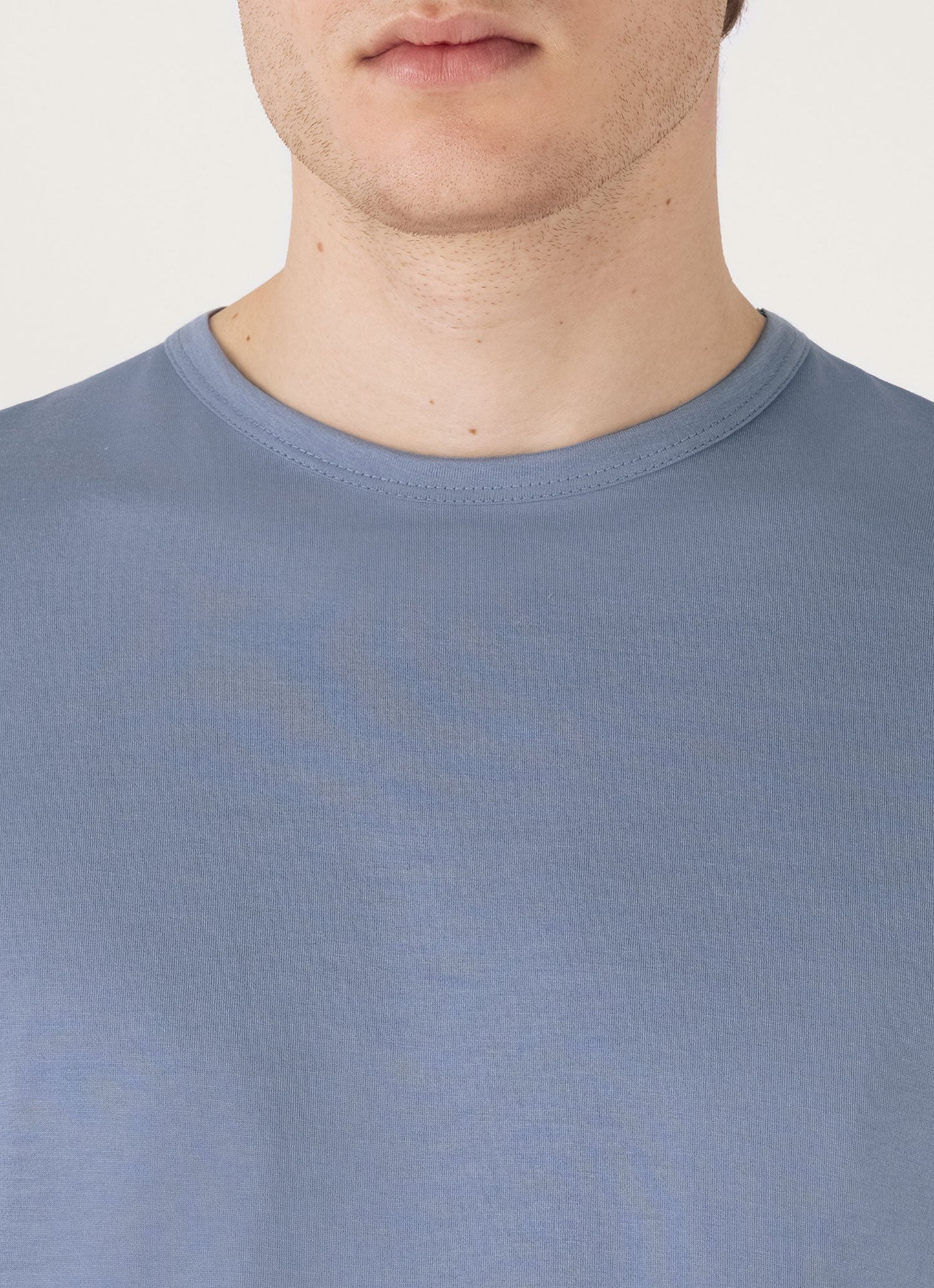 Mens Classic Tshirt In Vintage Blue Mtsh0001 Buwb