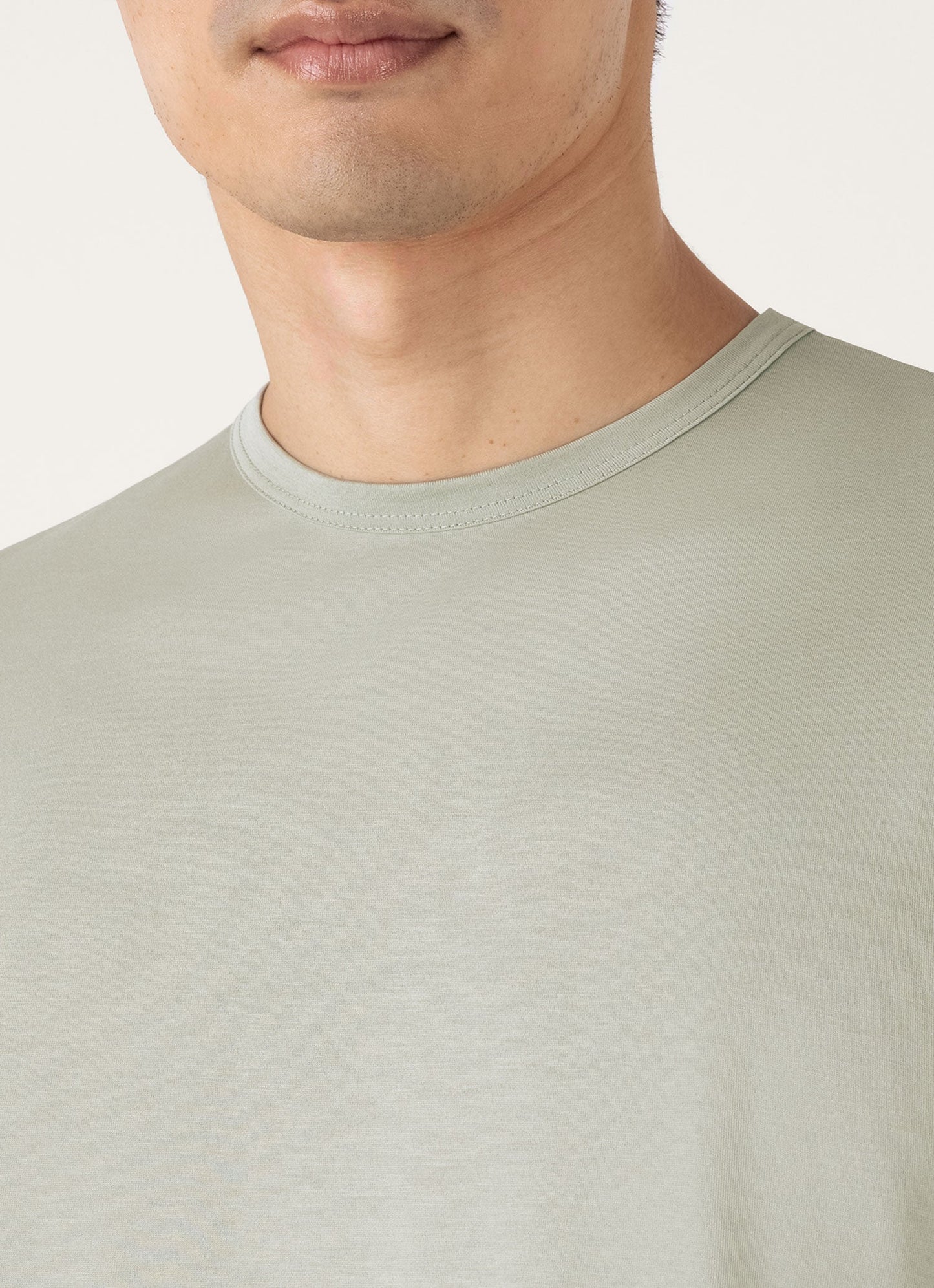 Mens Classic Tshirt In Pastel Green Mtsh0001 Gnii