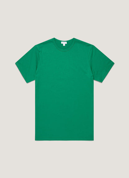 Mens Classic Tshirt In Bright Green Mtsh0001 Gnjc