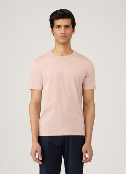 Mens Classic Tshirt In Pale Pink Mtsh0001 Pkbj