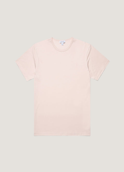 Mens Classic Tshirt In Pastel Pink Mtsh0001 Pkbl