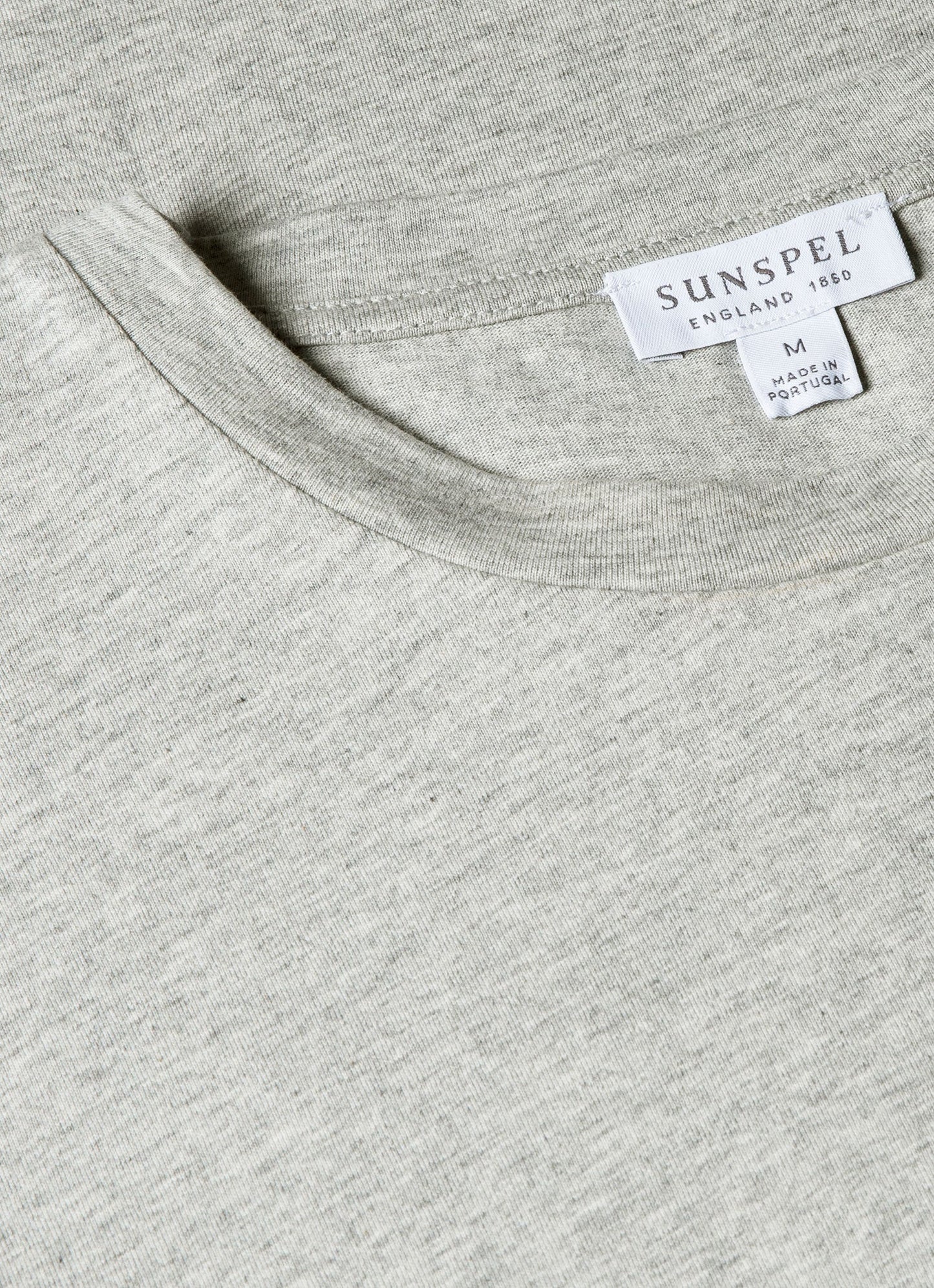 Mens Organic Cotton Tshirt In Grey Melange