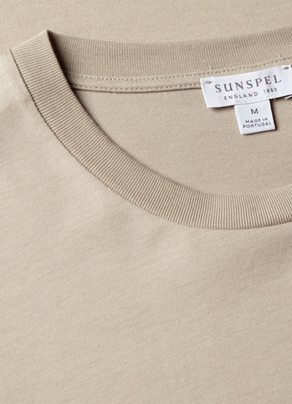 Mens Riviera Midweight Tshirt In Ash Mtsh0007R Gyfi
