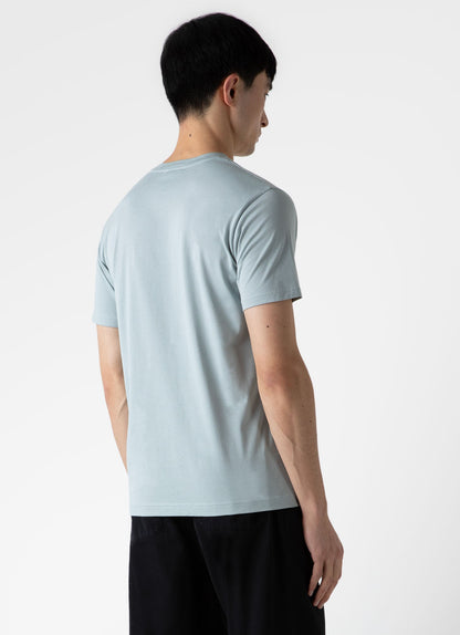 Mens Riviera Midweight Tshirt In Blue Sage Mtsh0007S Busy