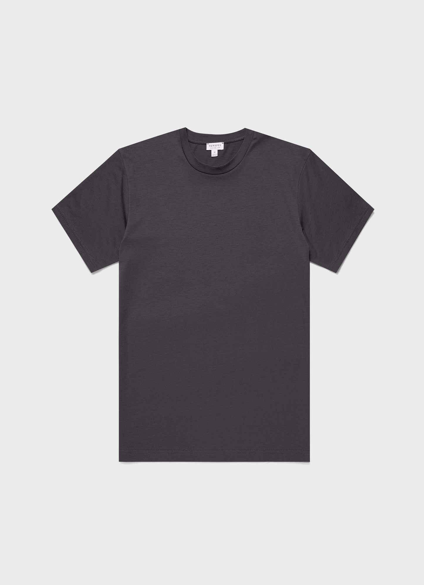 Mens Riviera Midweight Tshirt In Charcoal Mtsh0007S Gyab
