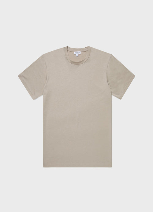 Mens Riviera Midweight Tshirt In Ash Grey Mtsh0007S Gyew