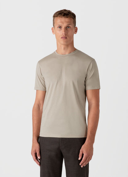 Mens Riviera Midweight Tshirt In Ash Grey Mtsh0007S Gyew