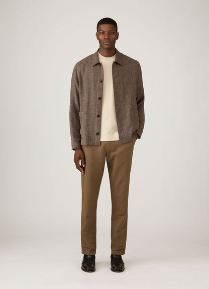 Mens Relaxed Fit Heavyweight Tshirt In Hazelwood Mtsh0181 Brgt