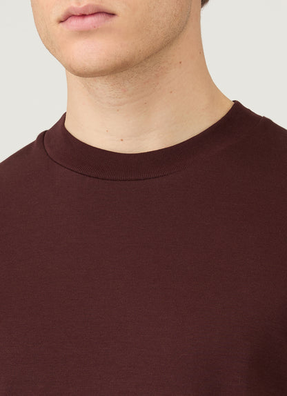Mens Long Sleeve Heavyweight Tshirt In Bakelite Mtsh0182 Rdel