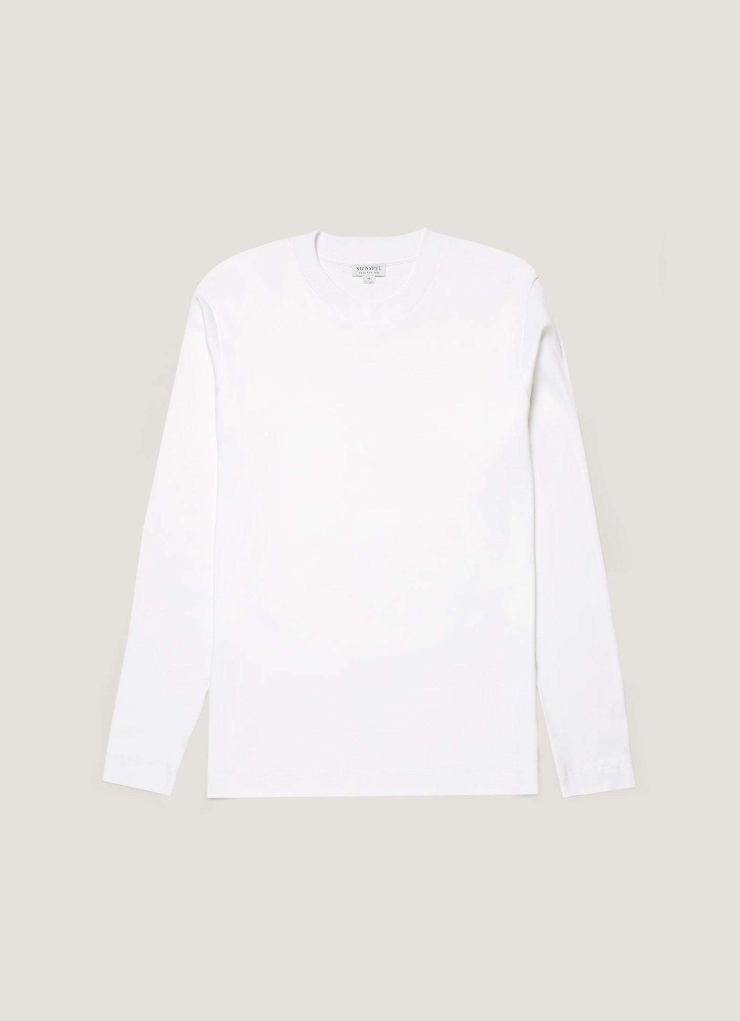 Mens Long Sleeve Heavyweight Tshirt In White Mtsh0182 Whaa