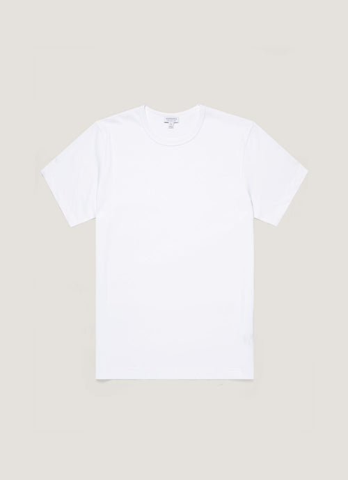 Mens Single Jersey Tshirt In White Mtsh0187 Whaa