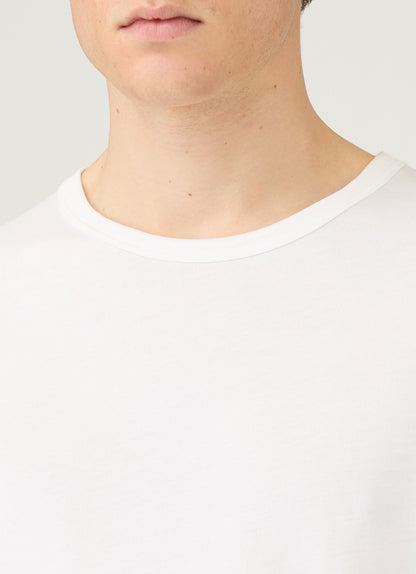 Mens Single Jersey Tshirt In White Mtsh0187 Whaa