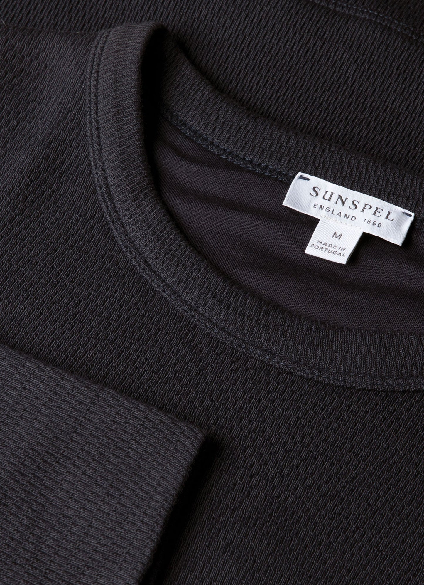Mens Long Sleeve Cellulock Crew Neck In Navy Mtsh0201 Buaa