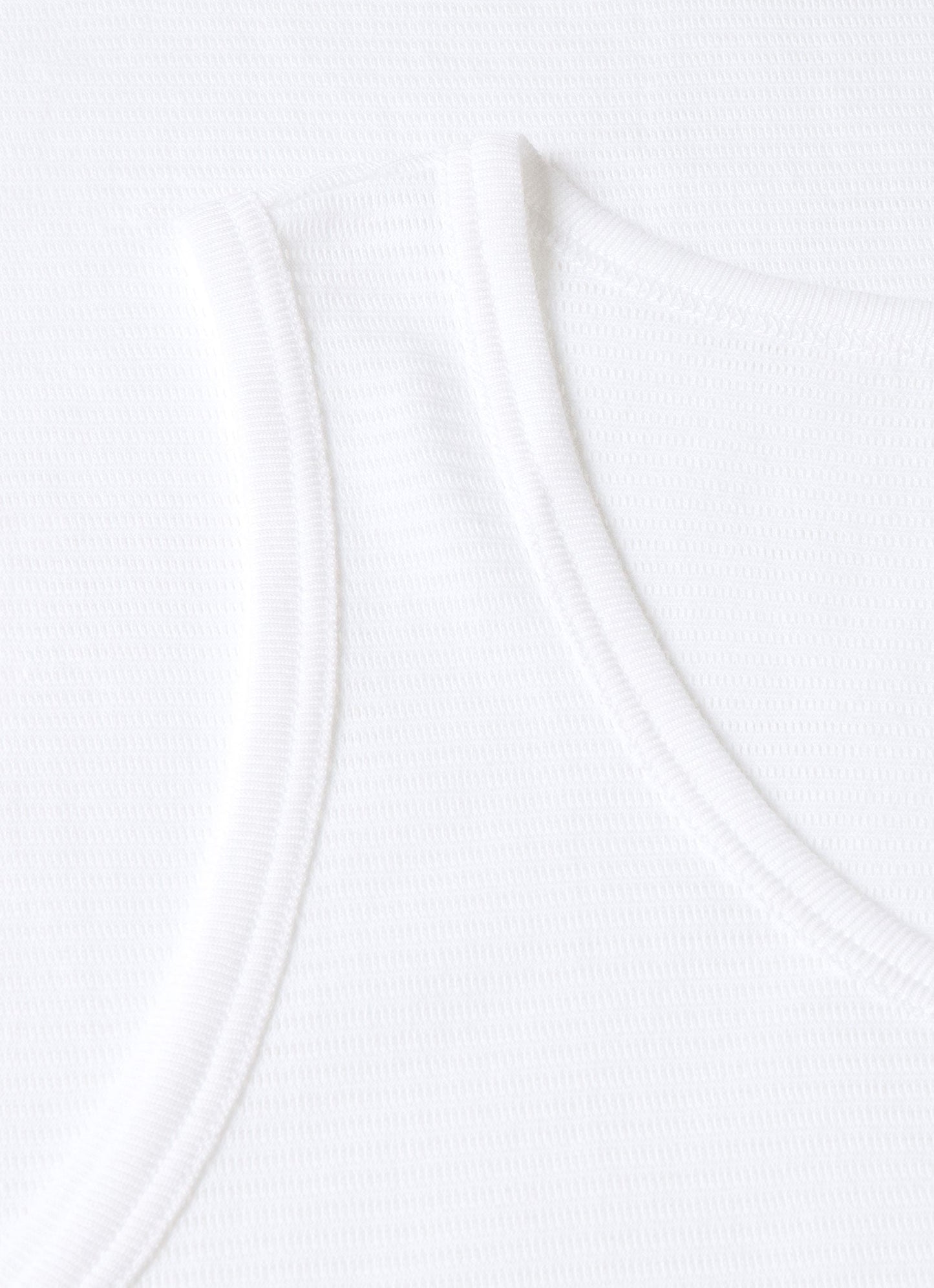 Mens Q14 Cellular Vest White