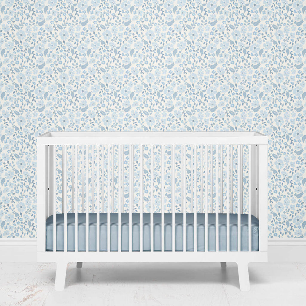 Botanical Blue Removable Wallpaper