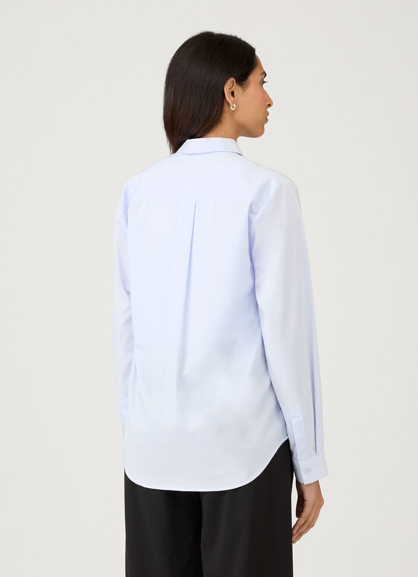 Womens Cotton Shirt In Blue